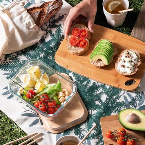 BANON. Tabla de servir de bambú