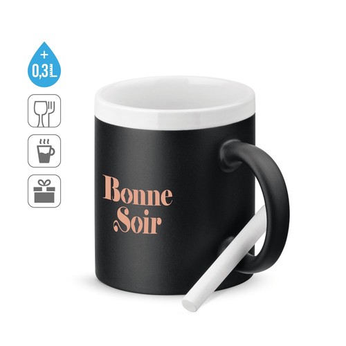 CHALKIE. TAZA DE CERÁMICA 360 ML