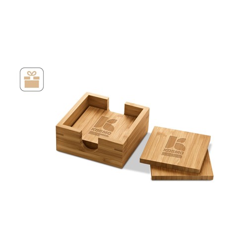 GAUTHIER. POSAVASOS DE BAMBÚ