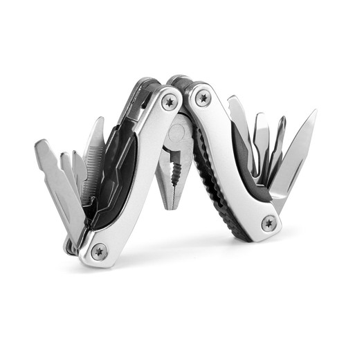 DUNITO. Mini pince multi-fonctions pliable en acier inoxydable et aluminium - 3
