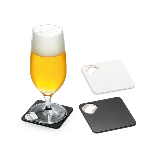 FUNFAYE. POSAVASOS DE ABS CON ABREBOTELLAS
