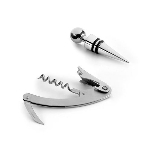 BARREL. Set à vin en zinc et acier inoxydable - 2