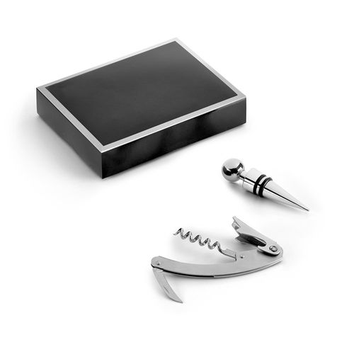 BARREL. Set à vin en zinc et acier inoxydable - 1