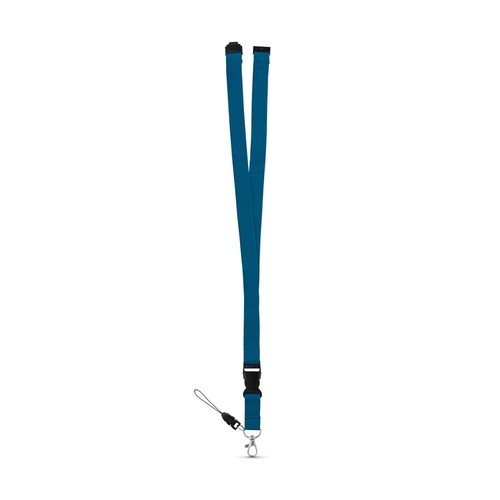 MURRAY. Lanyard de poliéster con mosquetón metálico
