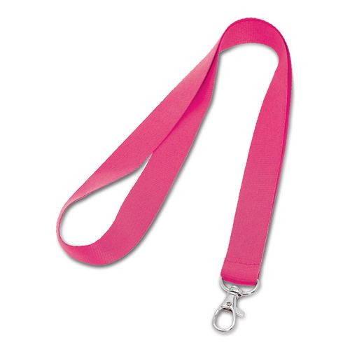 pink LARIAT. Lanyard de poliéster