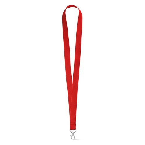 red LARIAT. Lanyard de poliéster
