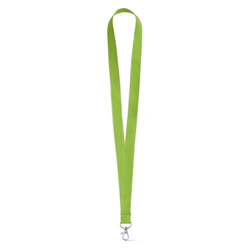 verde claro LARIAT. Lanyard de poliéster