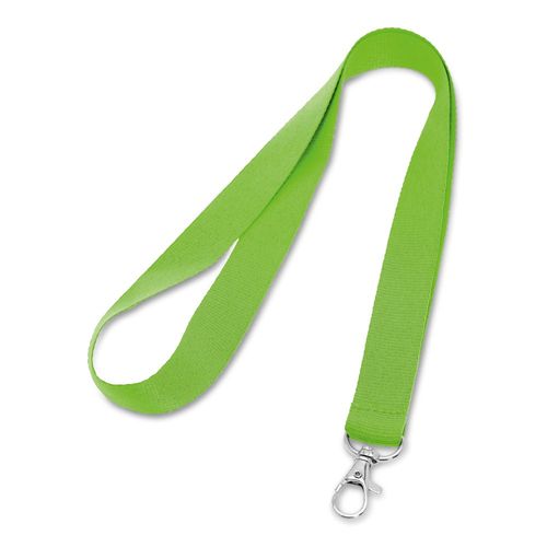 verde claro LARIAT. Lanyard de poliéster