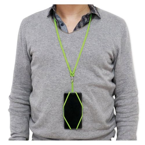 verde claro NICOLAUS. Tarjetero con soporte para smartphone