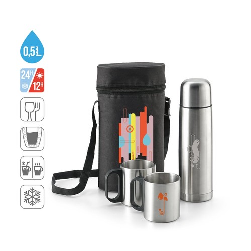 DURANT. JUEGO DE TERMOS Y TAZAS