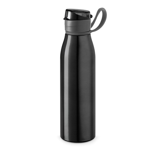 black KORVER. Botella deportiva de 650 mL