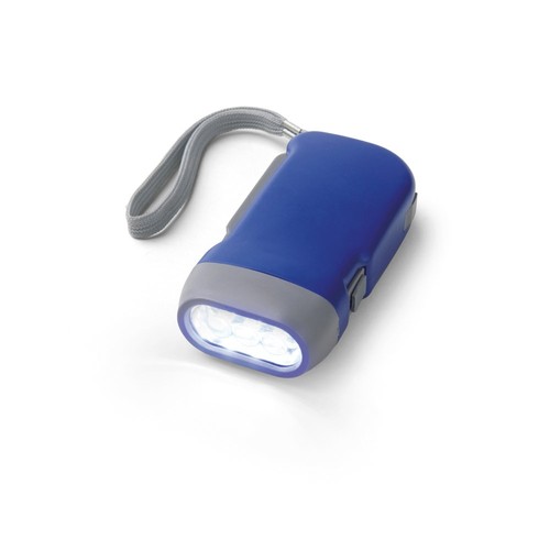 EDDIE. Linterna Dynamo con 3 leds, Merchandising, artículos personalizados para tu promoción de marca