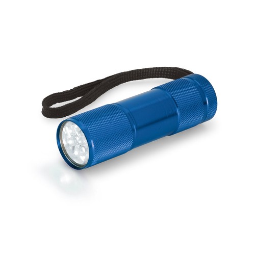 azulón FLASHY. Linterna de aluminio con 9 LEDs