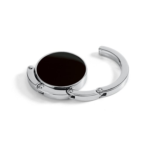black FLORENCE. Gancho de bolso de metal resistente