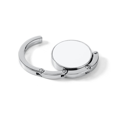 white FLORENCE. Gancho de bolso de metal resistente