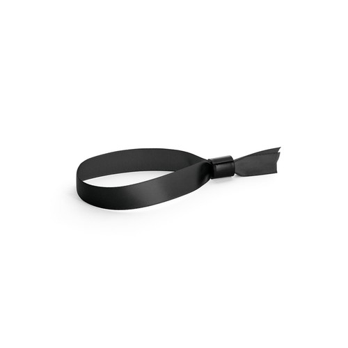 black SECCUR. Brazalete de raso a prueba de manipulaciones