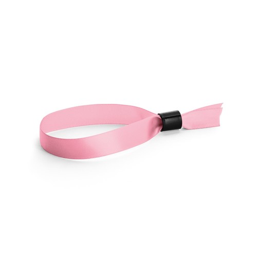 rosa claro SECCUR. Brazalete de raso a prueba de manipulaciones