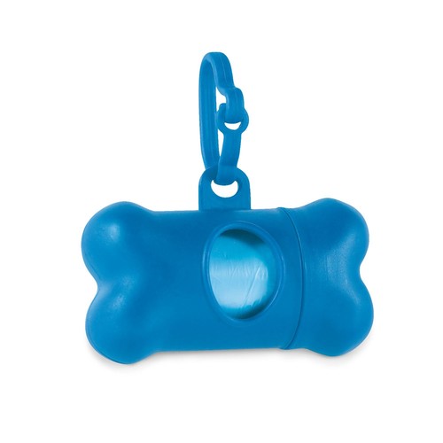 azul claro TROTTE. Dispensador de bolsas de aseo