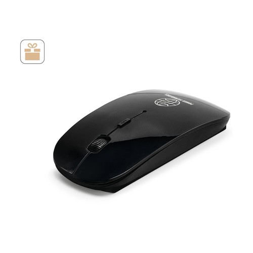 BLACKWELL. RATÓN INALÁMBRICO A PILAS, FABRICADO EN ABS RECICLADO (100% RABS)