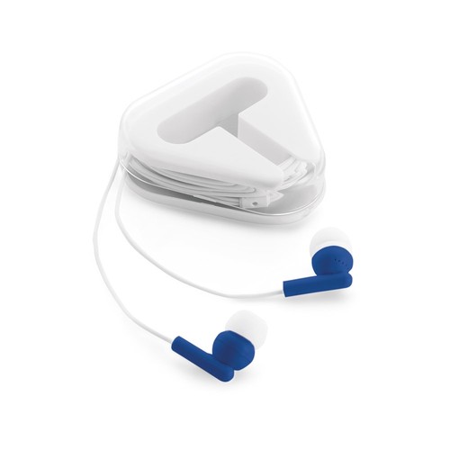 azulón FARADAY. Auriculares con cable ABS de 1.25 m