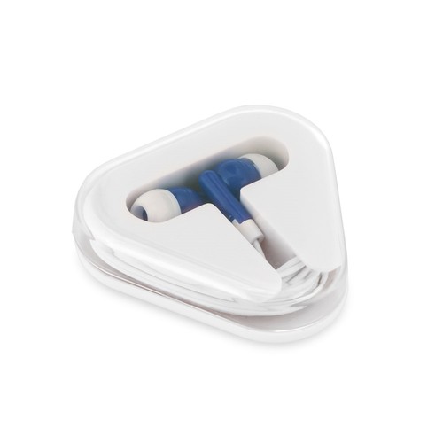 azulón FARADAY. Auriculares con cable ABS de 1.25 m