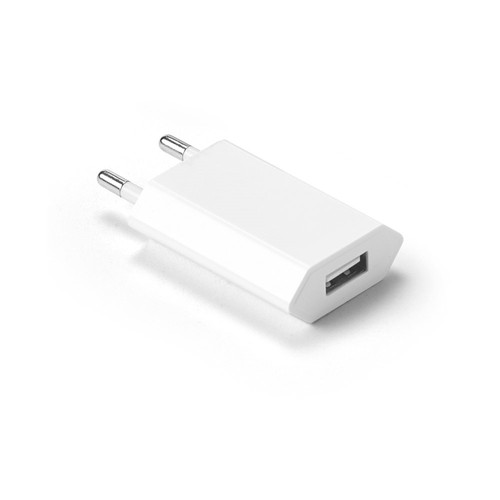 WOESE. Adaptateur secteur USB-A 5W en ABS recyclé (100 % rABS), RIONDET SERIPUB, EYBENS