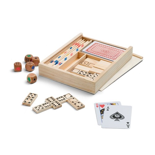 PLAYTIME. Set de juegos 4 en 1, Merchandising, artículos personalizados para tu promoción de marca