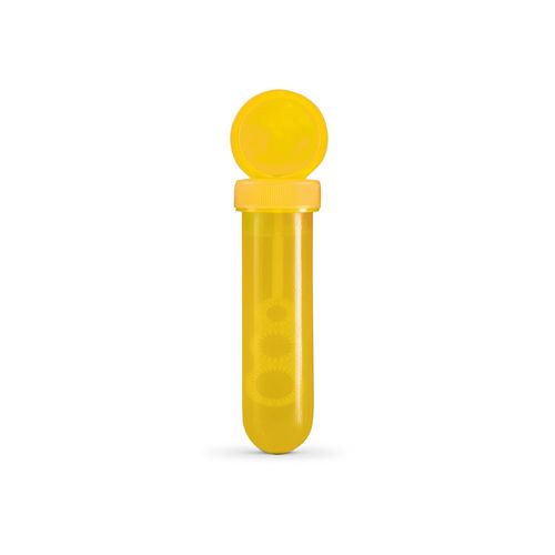yellow BUBBLY. Bolas de jabón en envase de PP
