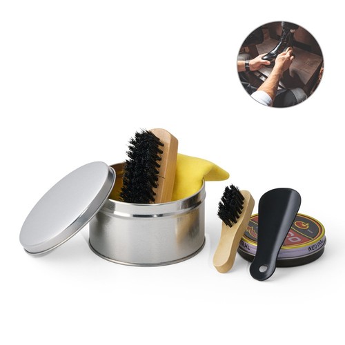 COBB. Kit limpiazapatos con 6 piezas, Merchandising, artículos personalizados para tu promoción de marca