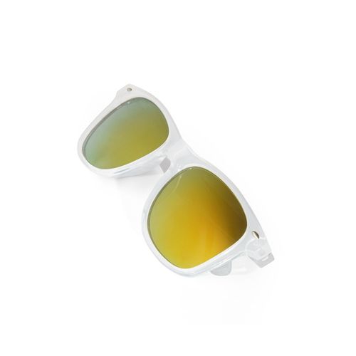 amarillo oscuro MEKONG. Gafas de sol de PC con montura translúcida