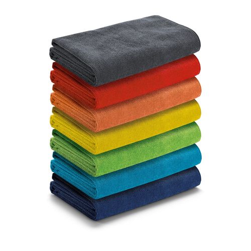 gris oscuro CALIFORNIA. Toalla de playa de microfibra (250 g/m²)