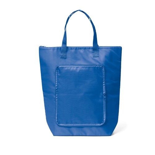 azulón MAYFAIR. Bolsa térmica plegable en poliéster 210D 15 L