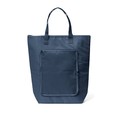 azul marino MAYFAIR. Bolsa térmica plegable en poliéster 210D 15 L