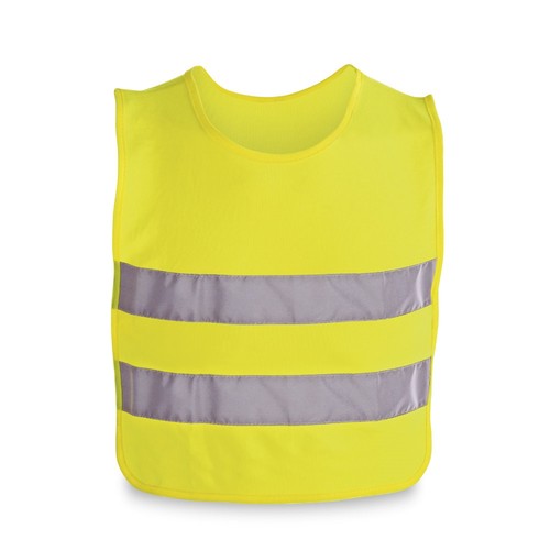 yellow MIKE. Chalecos reflectantes para niños 100% poliéster