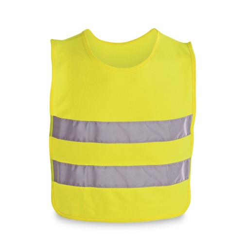 yellow MIKE. Chalecos reflectantes para niños 100% poliéster