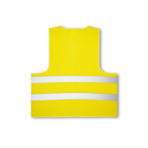 yellow YELLOWSTONE. Chaleco de alta visibilidad hecho en poliéster 100%