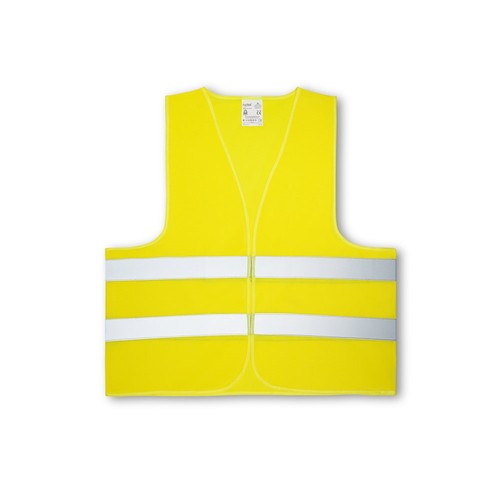 yellow YELLOWSTONE. Chaleco de alta visibilidad hecho en poliéster 100%