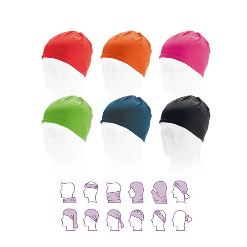 CHARLOTTE. Bandana multifonctions (130 g/m²), RIONDET SERIPUB, EYBENS
