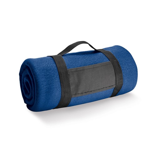 azulón THORPE. Manta polar con asa desmontable (180 g/m²)