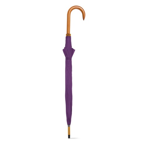purple PATTI. Paraguas de poliéster 190T con apertura automática
