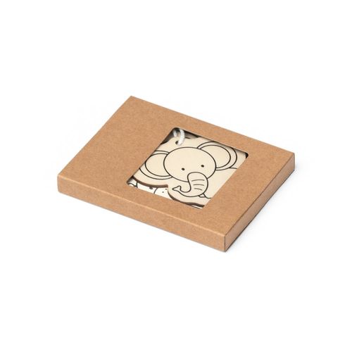 FAUNE. Set de coloriage pour enfants en bois - 5