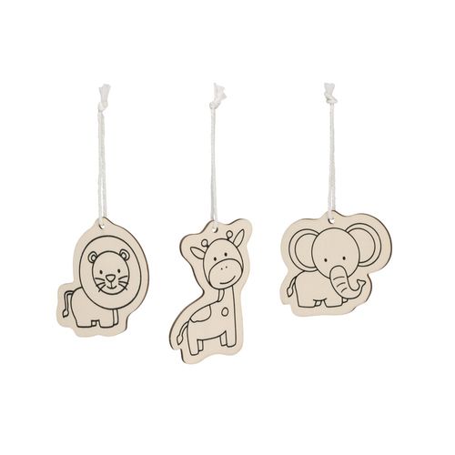 FAUNE. Set de coloriage pour enfants en bois - 2
