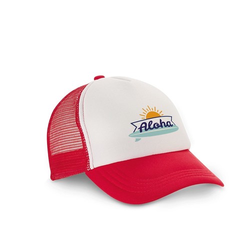 NICOLA. GORRO DE POLIÉSTER Y MALLA (150 G/M²)