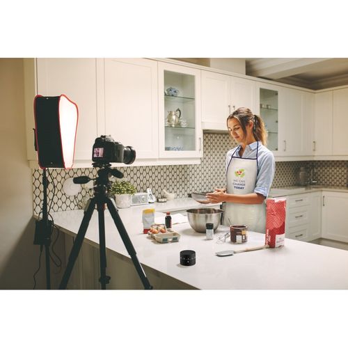 blue CHILLI. Delantal 100% algodón (105 g/m²)