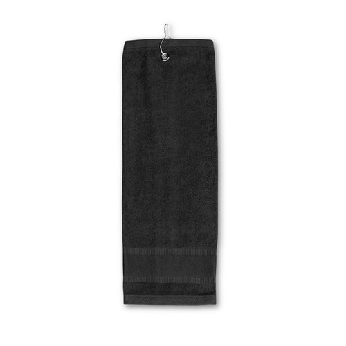 black GOLFI. Toalla de algodón multifuncional (430 g/m²)