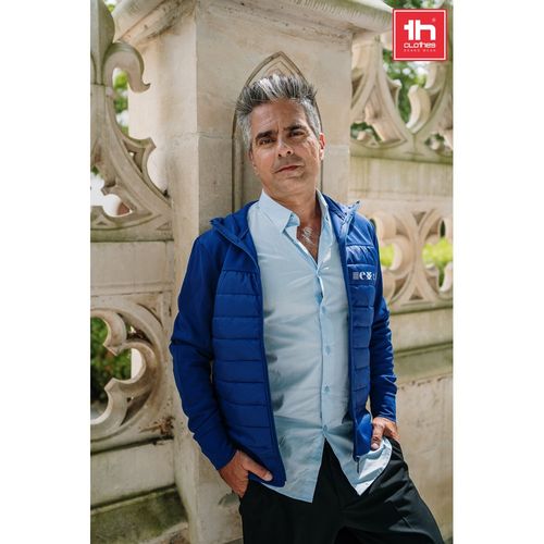 THC SKOPJE. Veste à capuche pour homme en taffetas 300T - 1