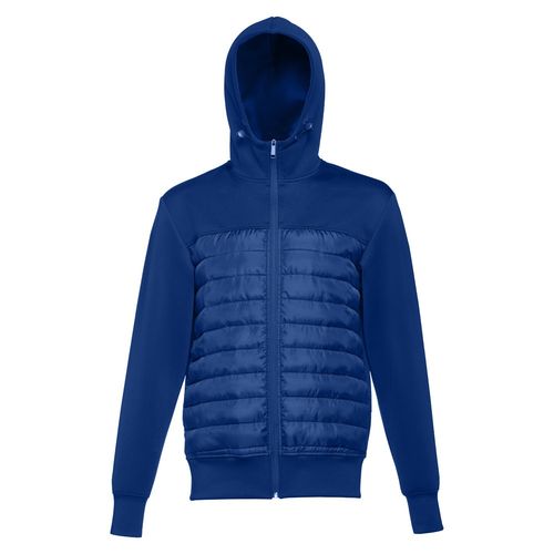 azulón THC SKOPJE. Chaqueta para hombre, con capucha