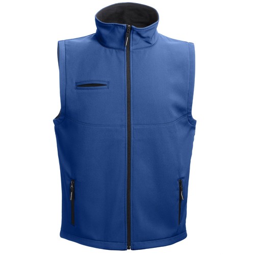 azulón THC BAKU. Chaleco de softshell unisex