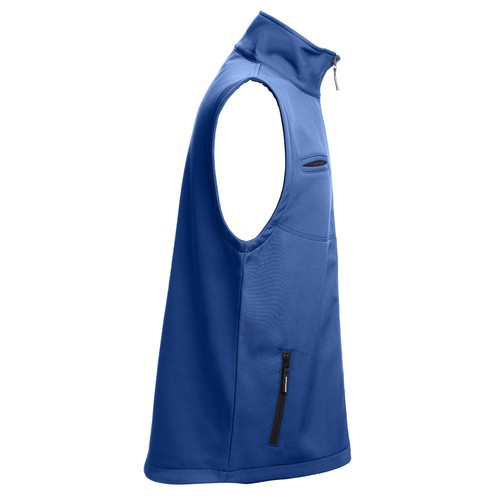 azulón THC BAKU. Chaleco de softshell unisex