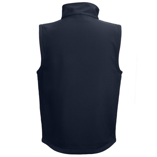 azul marino THC BAKU. Chaleco de softshell unisex